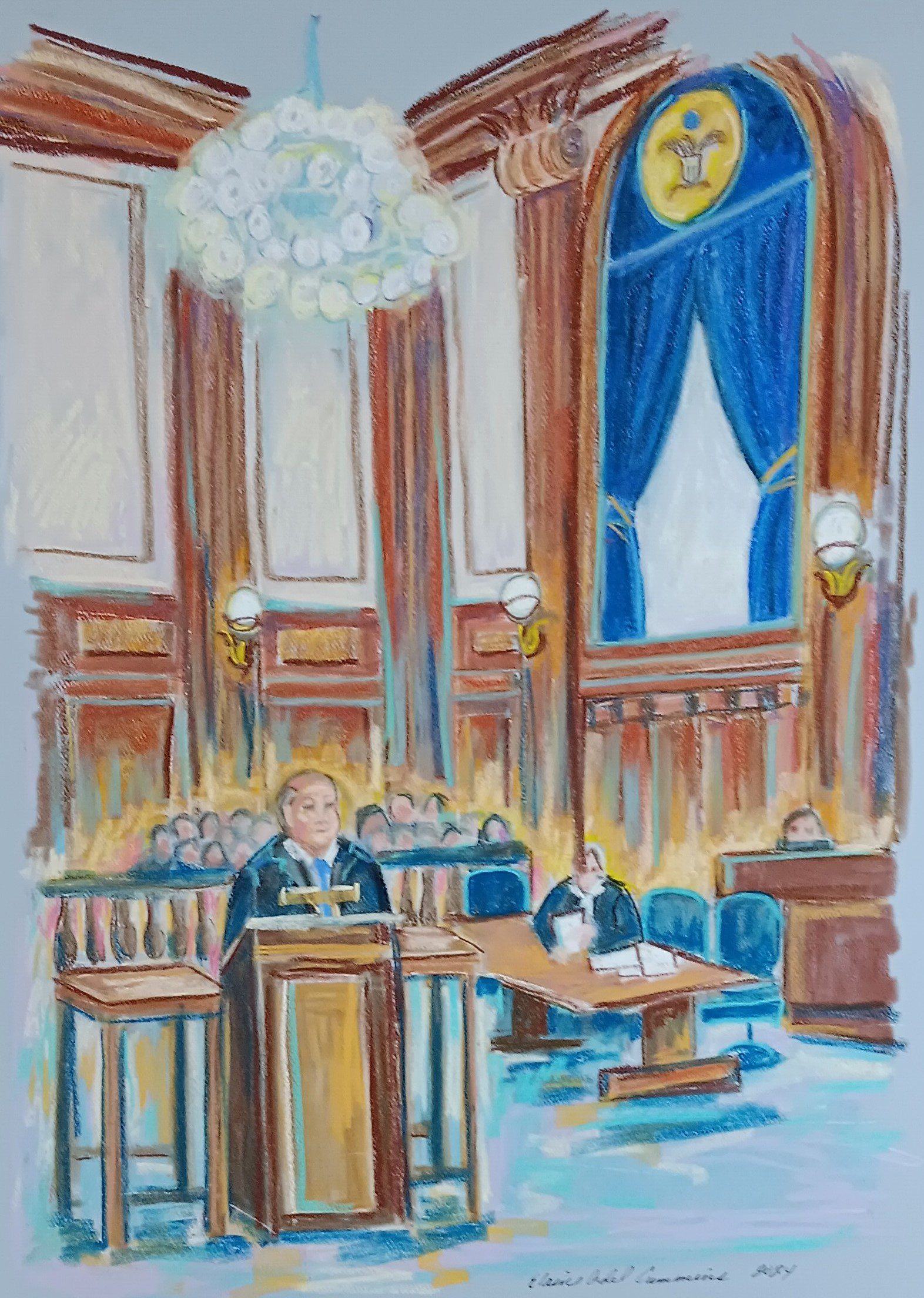 Joe podium